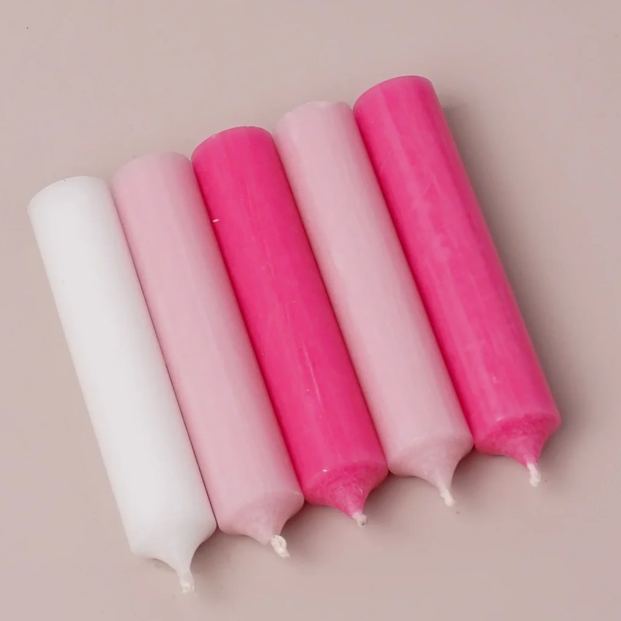 Stabkerzen 100 x 22 mm Set Pinki - Image 2