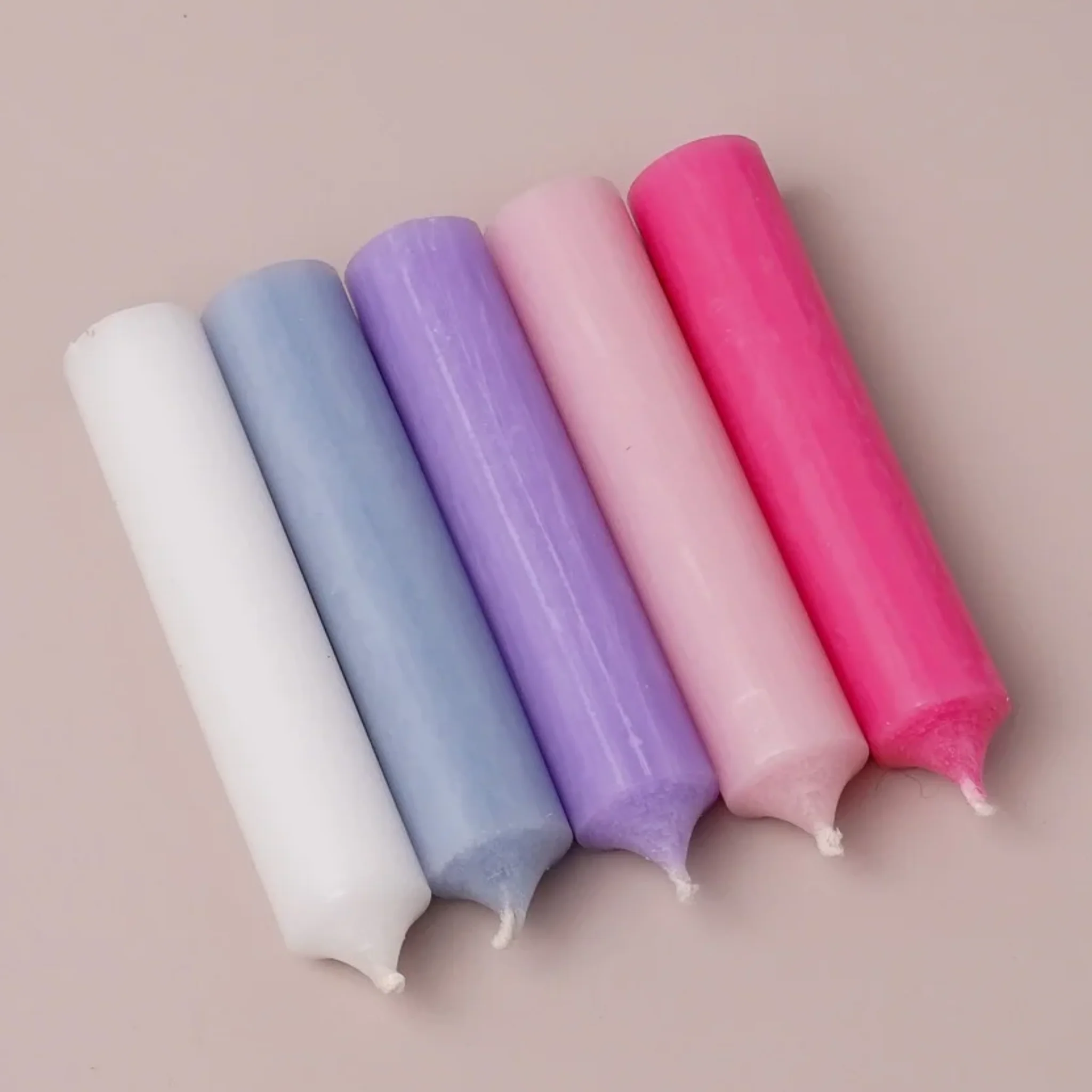 Stabkerzen 100 x 22 mm Set Blush - Image 2