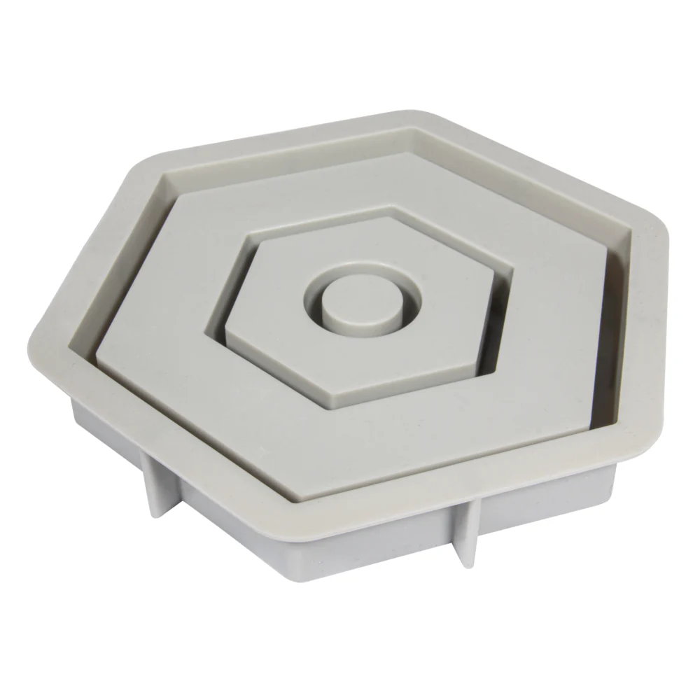 Silikon Gießform Kerzenständer Hexagon (Rayher) - Image 3