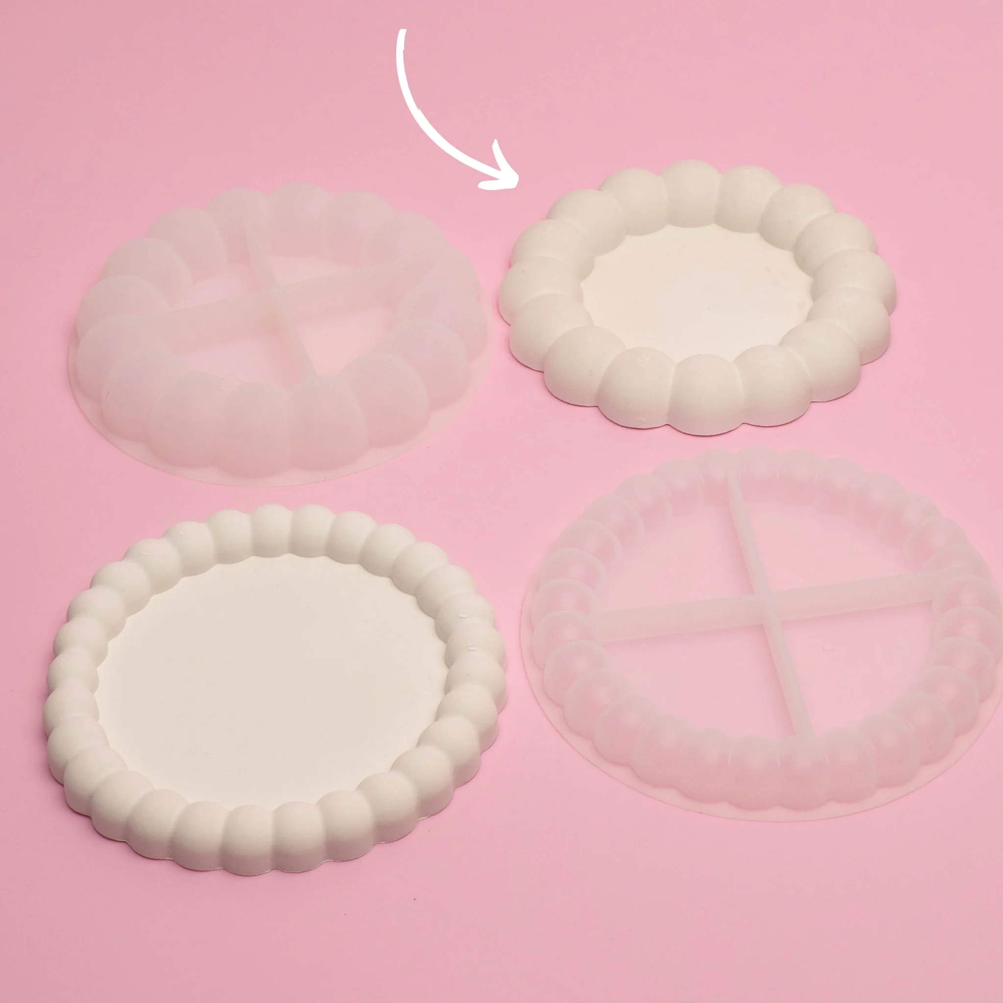 Silikonform Bubble Untersetzer klein - Image 3