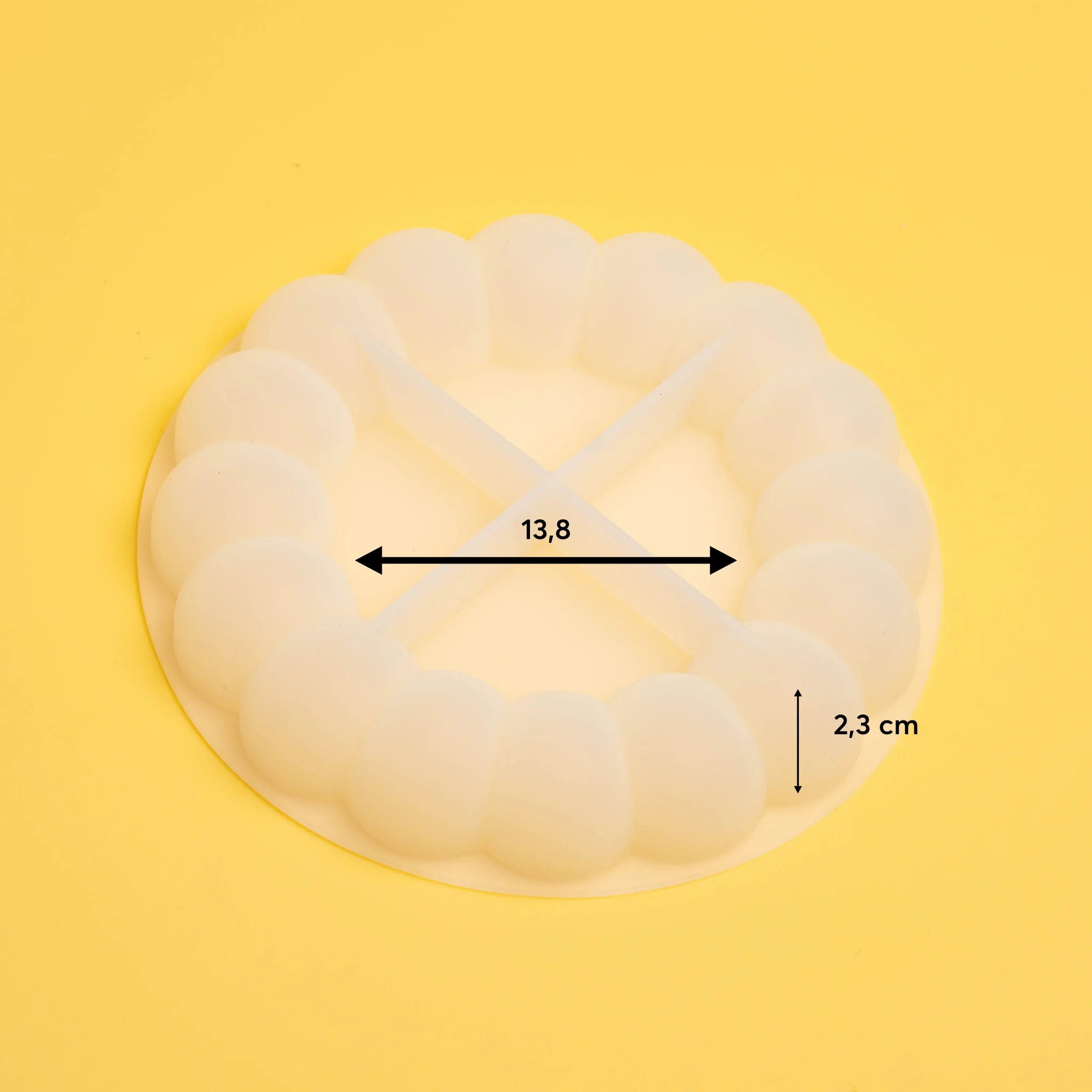 Silikonform Bubble Untersetzer klein - Image 4