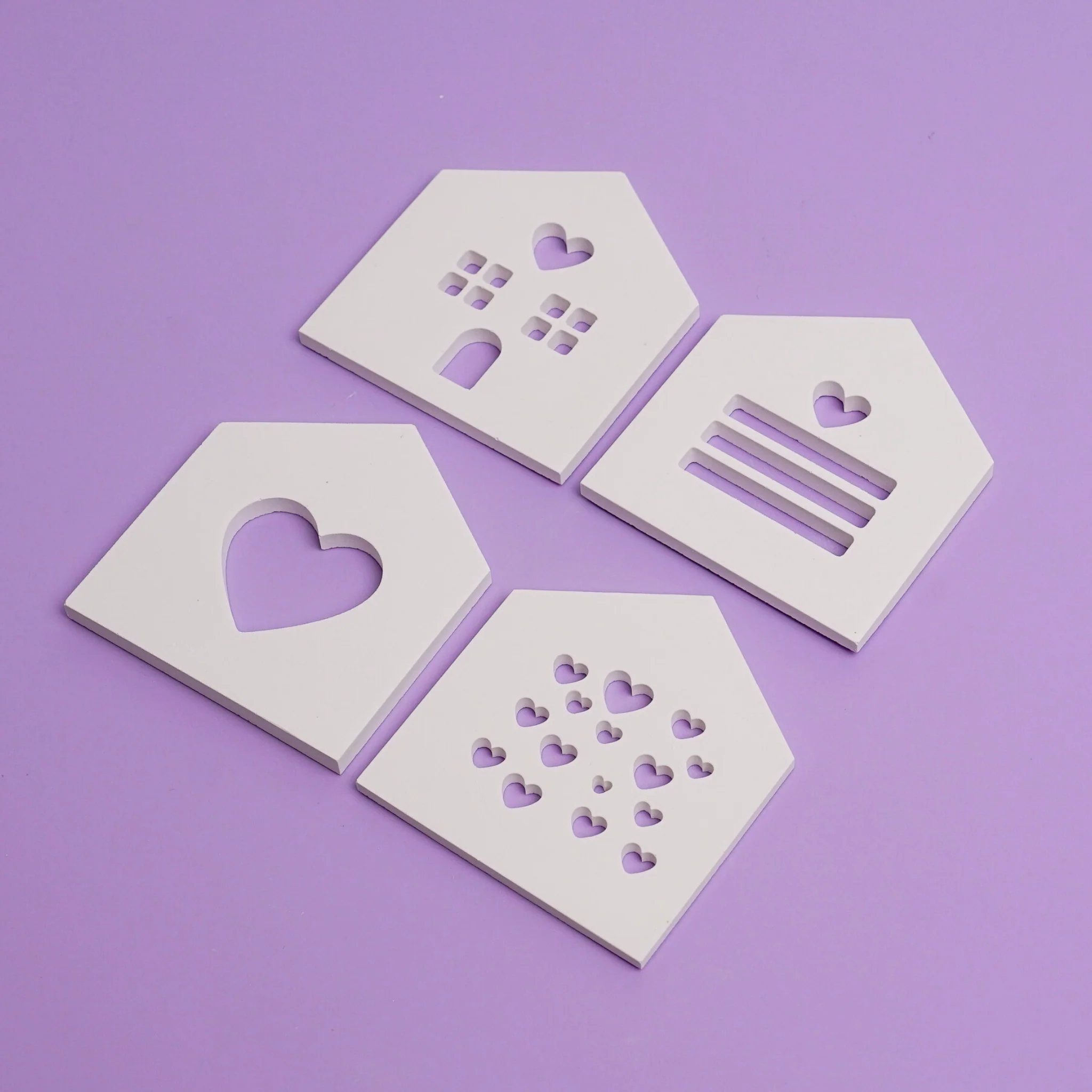 Silikonform Cover Set "Love" für Häuser - Teelichter und Ballonlichter - Image 7