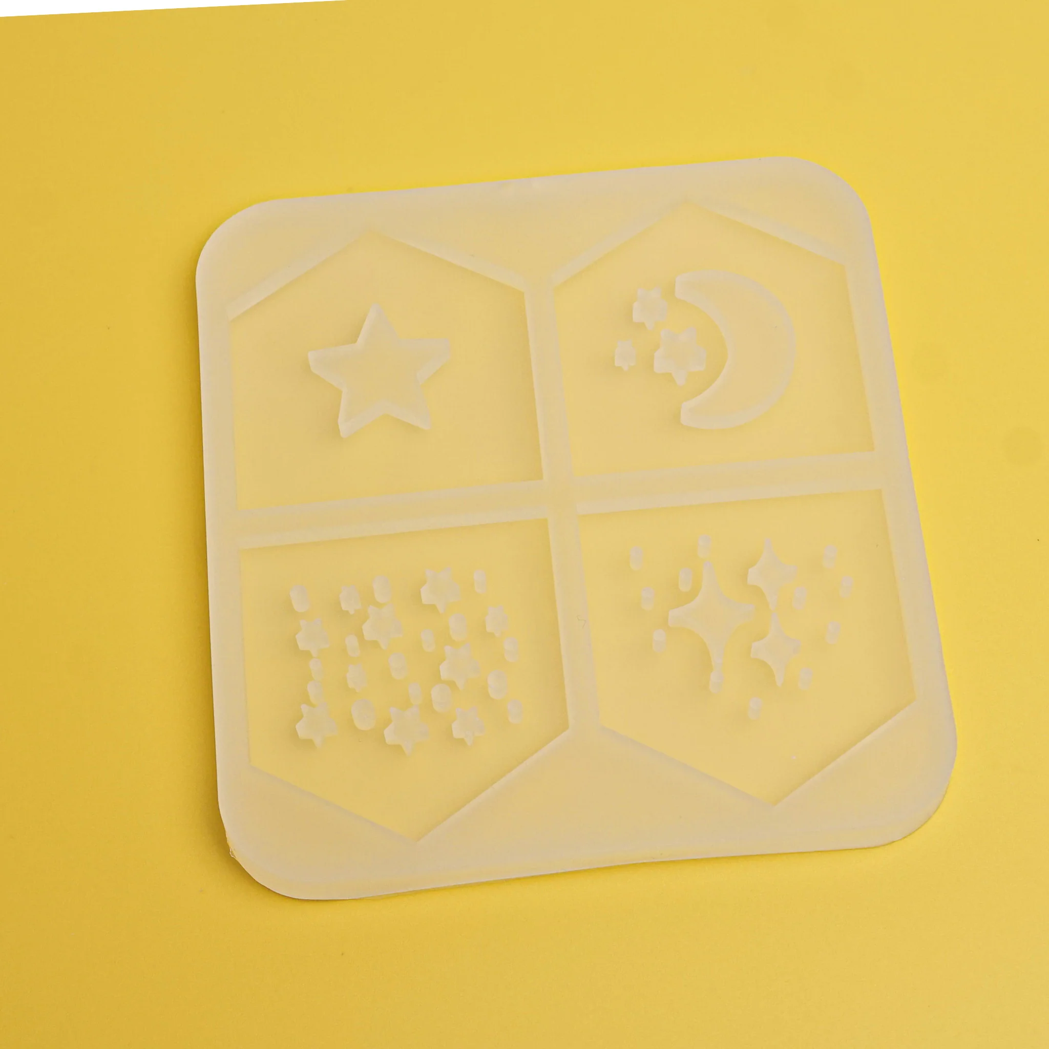 Silikonform Cover Set "Sterne" für Häuser - Teelichter und Ballonlichter - Image 3