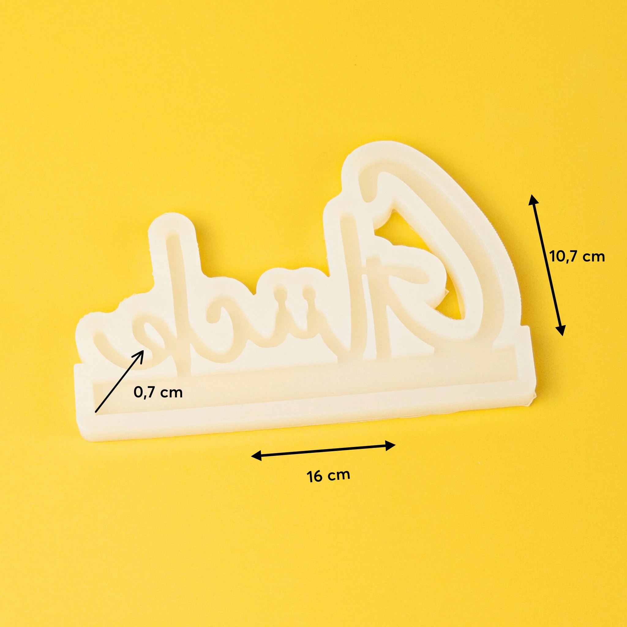 Silikonform Einschieber Glück - Image 3