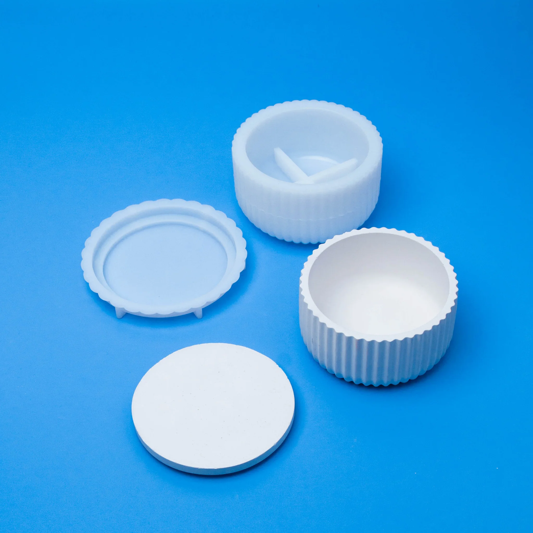 Silikonform geriffelte Schale breit - Image 3