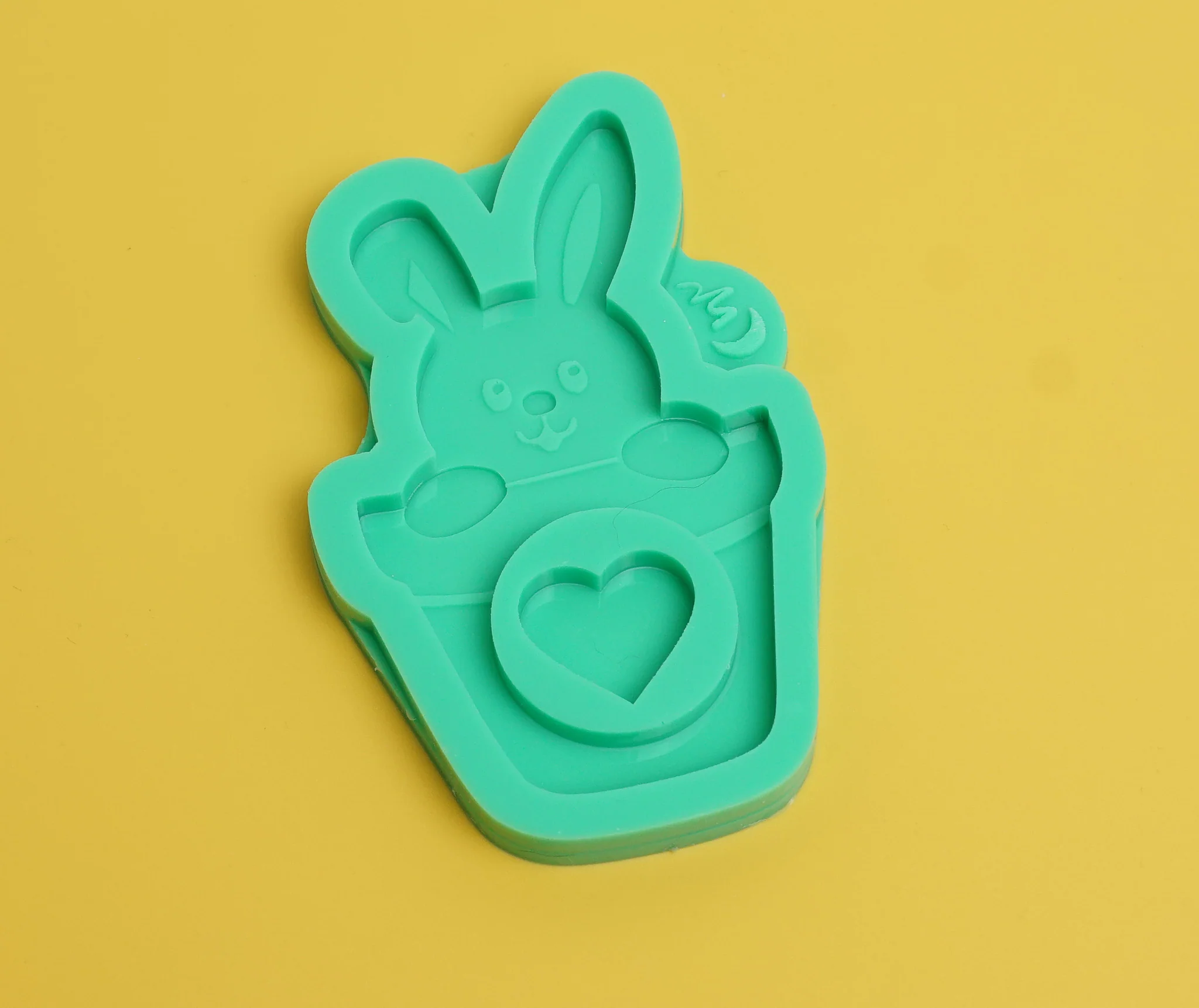 Silikonform Hase in Blumentopf und Hase im Ei Sparset für Schokokugel - Image 2