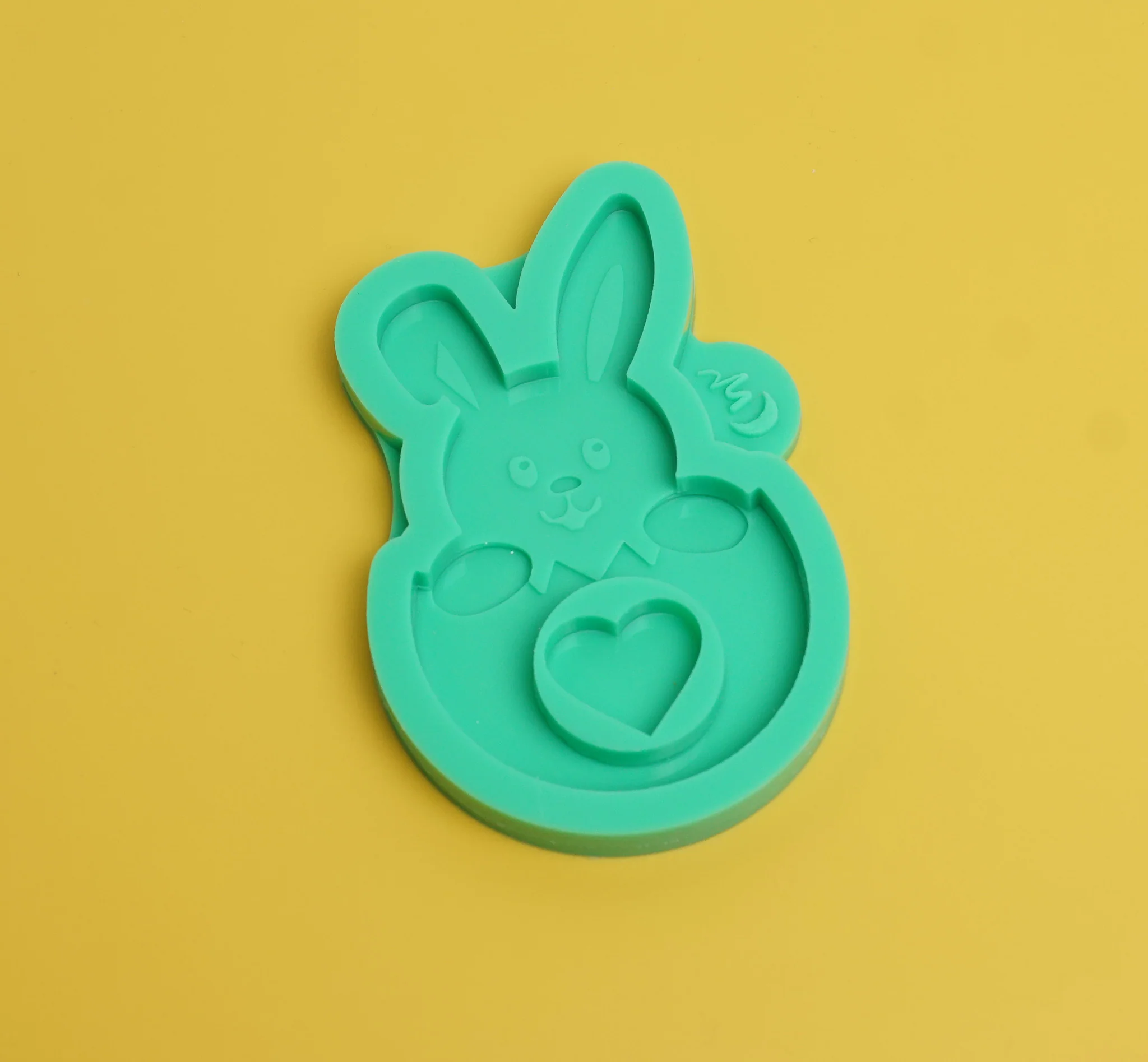 Silikonform Hase in Blumentopf und Hase im Ei Sparset für Schokokugel - Image 6