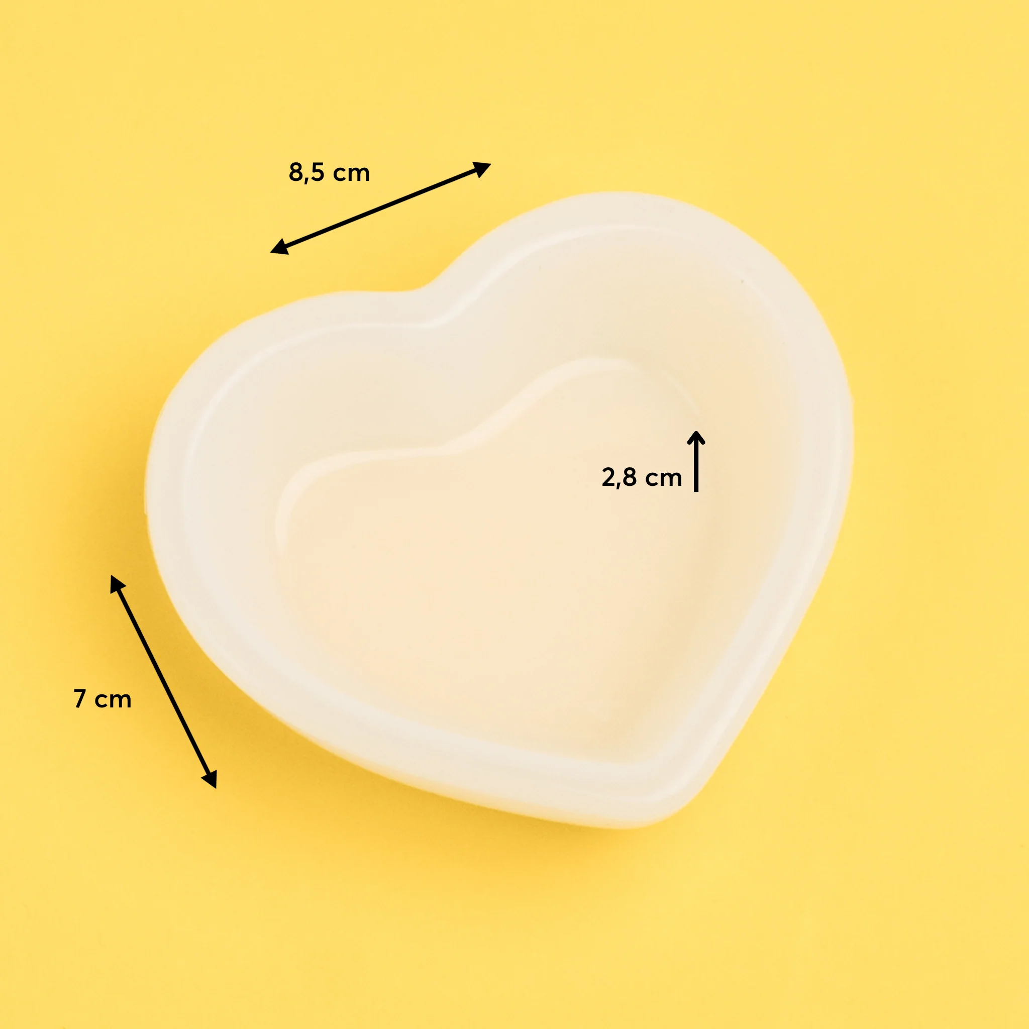Silikonform Herzschale - Image 3