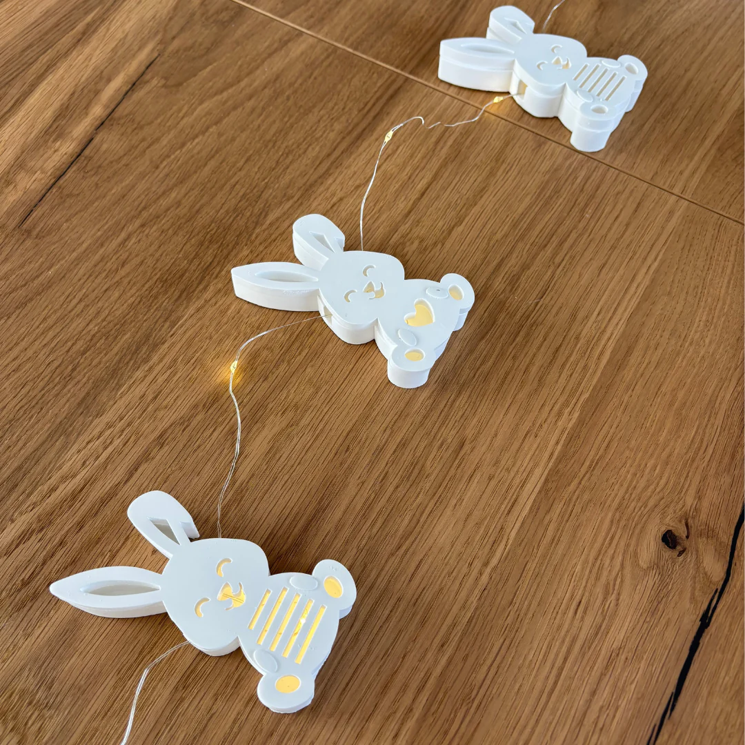 Silikonform Lichterkette Hasen - Image 7