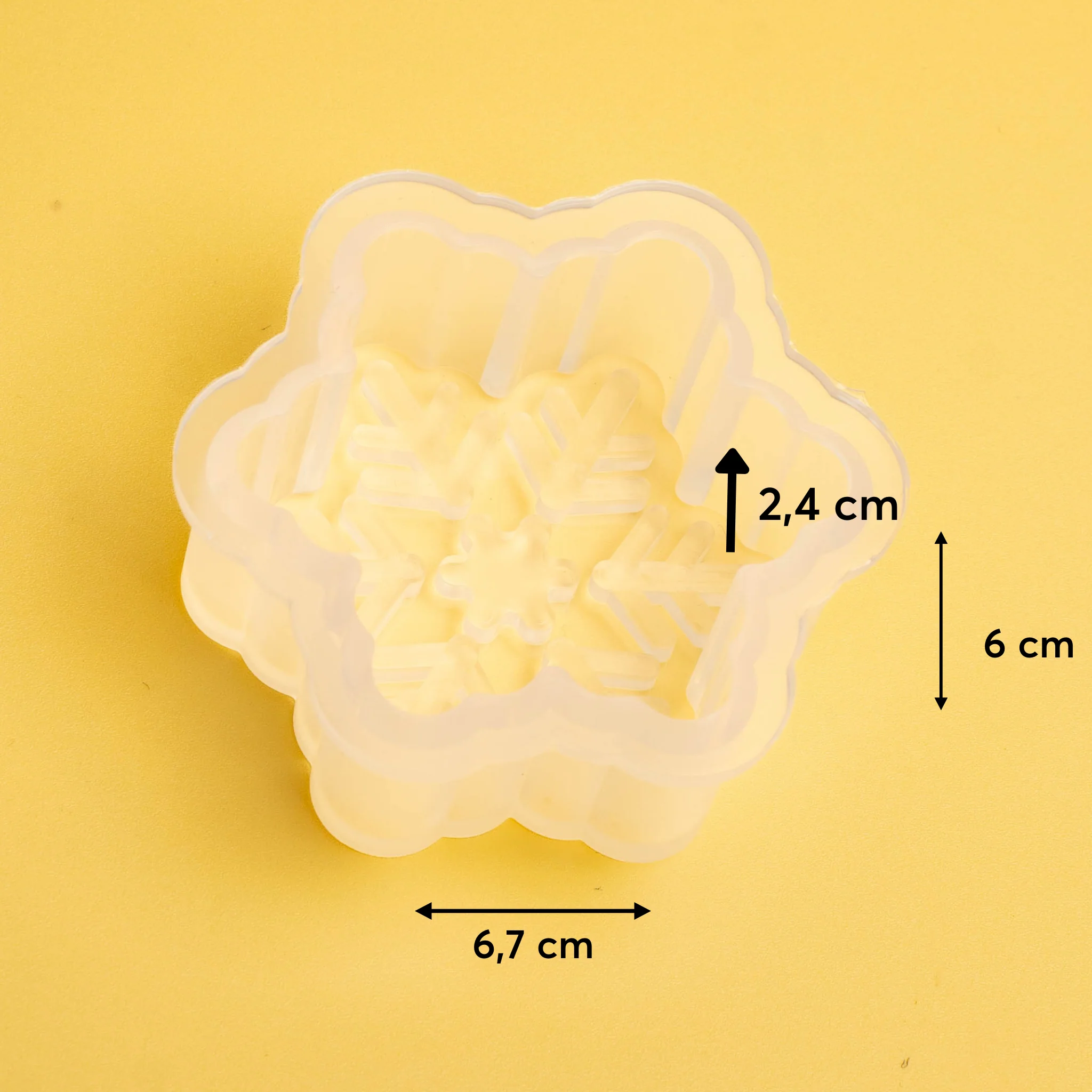 Silikonform Schneeflocke - Image 3
