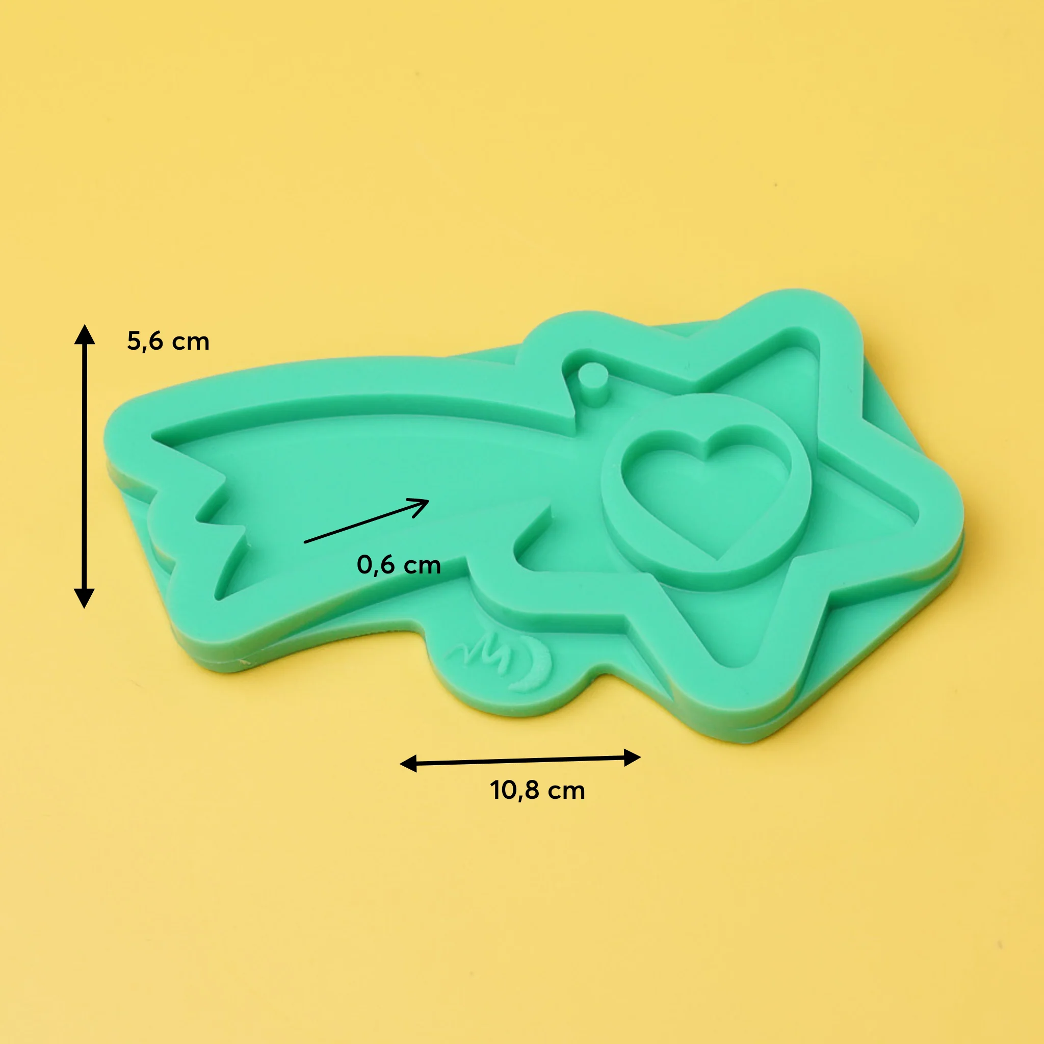 Silikonform Sternschnuppe für Schokokugel - Image 3
