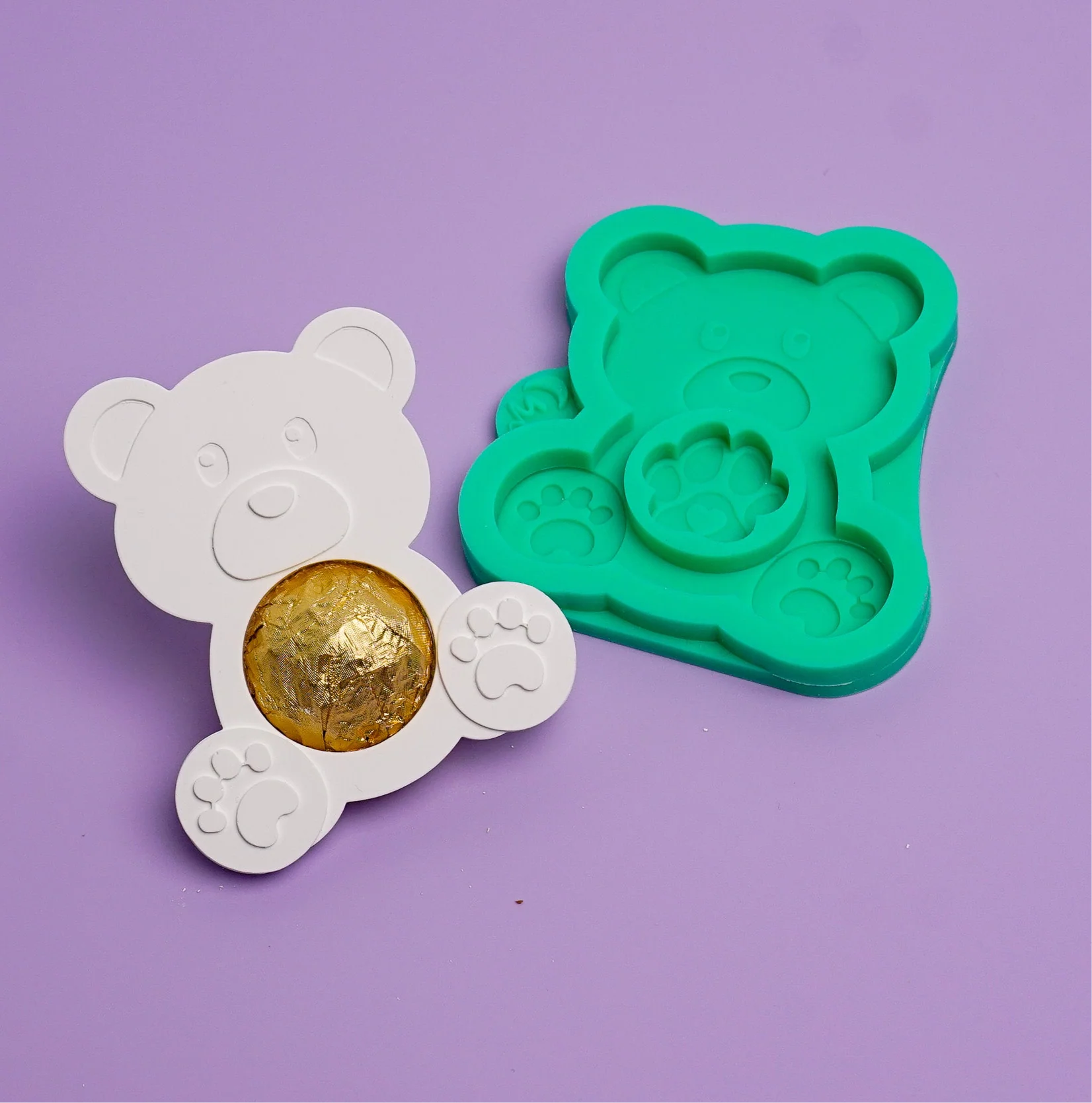 Silikonform Teddybär für Schokokugel - Image 4