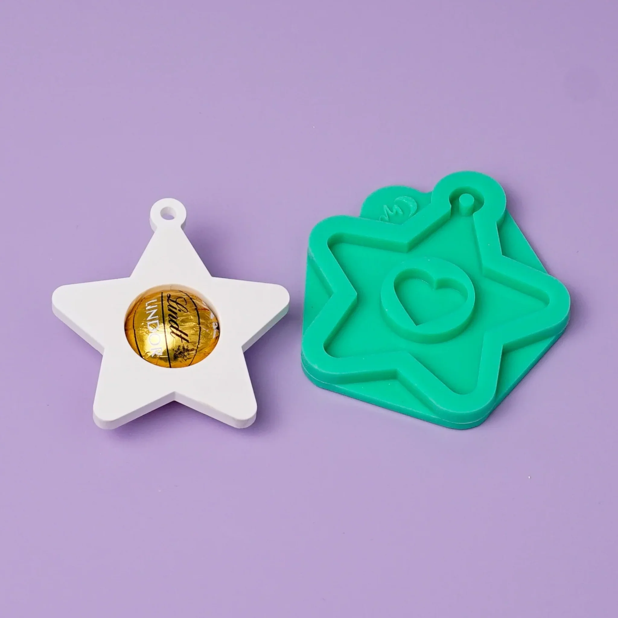 Silikonformen 3er Set Weihnachtsanhänger für Schokokugeln - Image 4