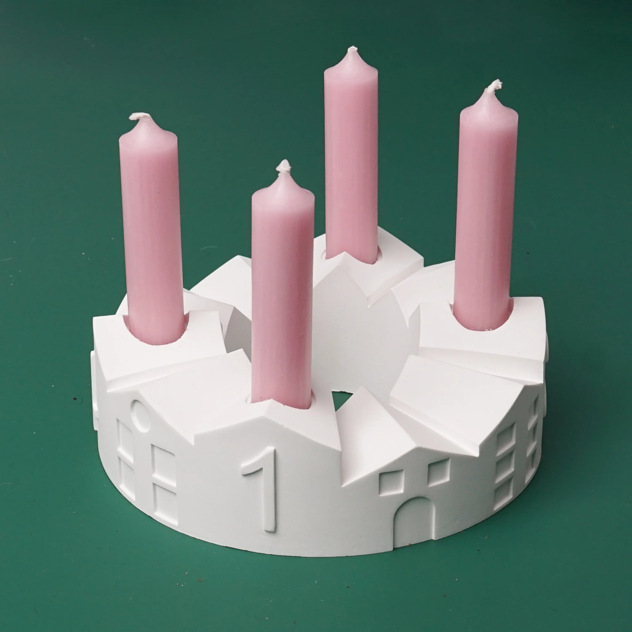 Silikonformen Adventskranz mit Häusern - Image 10