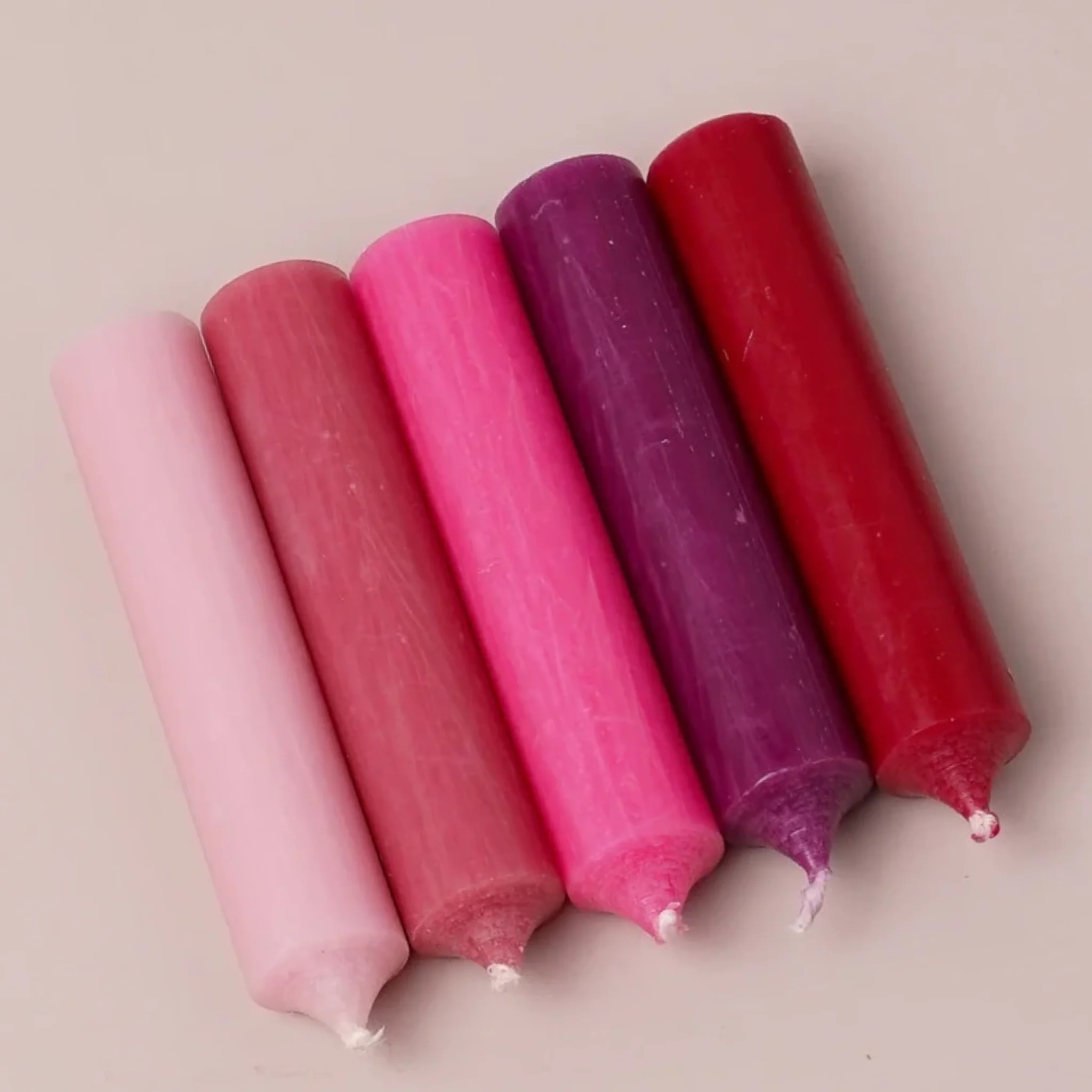 Stabkerzen 100 x 22 mm Set Berry - Image 2